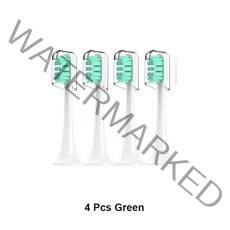 Xiaomi Mijia T300/T500/T700 소닉 전동 칫솔 헤드 교체 용 리필 노즐 4 색 방진 캡 4/20Pcs, 1 건, 4green