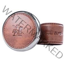 오토반 블랙슈트 가죽고리 파워핸들 AW-D776, DarkBROWN