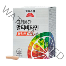 고려은단 멀티비타민 올인원 이지 120정, 1개