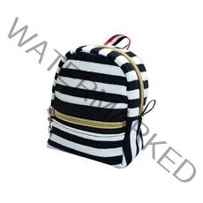 유스도그 핸드메이드 면 스트라이프 유치원 산책가방 강아지가 메는 가방, L, 남색