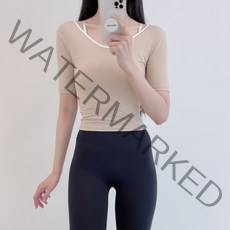 로라벨 썸띵 필라테스복 요가복 커버업 운동복