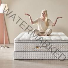 럼멜 R 5000 포켓 독립 스프링 침대 매트리스 텐셀 천연양모 메모리폼 수입 호텔 두께 330mm 방문설치