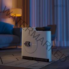 실내자전거 마그네틱 매직 큐브 C6 접이식 실내자전거 접이식 스핀바이크 스피닝자전거 DOUCE LUNE BY WEIDU, 화이트