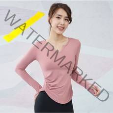 SKW 롱 슬리브 필라테스 요가 운동복