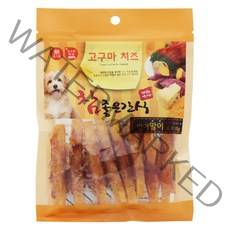 펫더맨 강아지 참좋은간식 고구마치즈, 연어말이, 10개