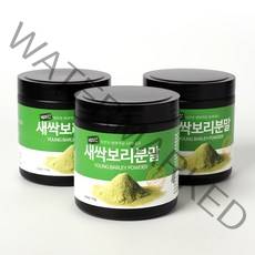 제주 새싹보리분말 100% 노지재배 & 공기분쇄제품, 3통, 170g