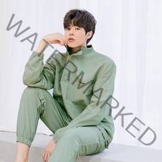 빅사이즈클럽 남성용 CRAMP 우븐 아노락