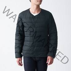 무인양품 MUJI 남성 경량 포케터블 노 칼라 다운 재킷 ADG12A0A