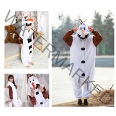 귀여운 캐릭터잠옷 올라프 코스프레 울라프잠옷 style