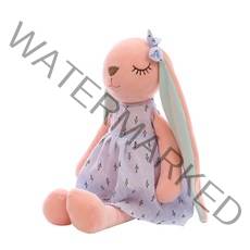 넬라의 옷장 부드러운 토끼 인형, 블루, 35cm