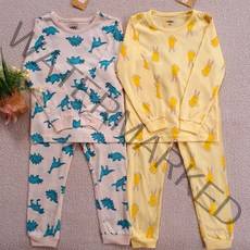 NC고잔점 앙떼떼 초등 여아/남아 내복/실내복 상하 세트(100~140) 순면 소재 동물문양 9부 내의 _ATUS221G3_고잔점