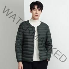 ANYOU 5가지 배색 가능 남자 이너 착용 가능 경량패딩