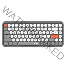 Ajazz 308i 블루투스 무선키보드 클래식라운드 키 게이밍PC 노트북 사무실용 키보드<당일출고/최소5-7일 수령가능/공휴일제외>, 그레이
