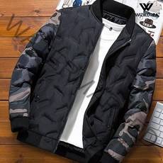 위장 언발엠보 패딩점퍼 밀리터리 카모패턴 남자 남성 겨울 자켓 WI031P