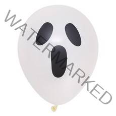 조이파티 할로윈 고스트 풍선 30cm, 화이트, 50개