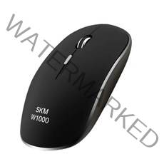 FLY with SK엠앤서비스 무선 마우스 SKM-W1000, 블랙