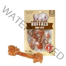 참좋은간식 강아지 버팔로 치킨츄 간식 본 S 5p, 3개, 소 힘줄 + 닭고기 혼합맛