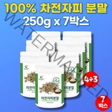 인도산 차전자피 분말 차전자차 차전차 불용성 수용성 식이섬유 차전자씨 식이섬유소 차전 질경이 가루 파우더, 7박스