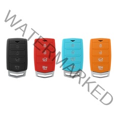 리미트 제네시스 G70 G80 스마트 키 차키 실리콘 젤리 TPU 케이스, red