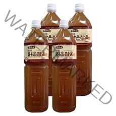 원주맑은참옻진액 1.5L 옻나무추출물 옻물 원주옻 옻닭, 4병, 6L