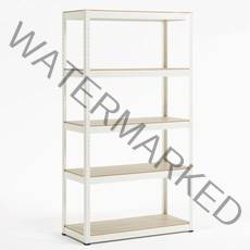 트레벨 뚝딱 앵글 선반 5단 800 x 400 x 1800mm, 화이트