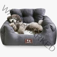 쁘리엘르 퍼피 극세사 강아지 카시트 소형, 진그레이, 1개