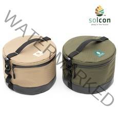 쏠콘 다용도 원형 코펠 케이스 S, 카키, 1개