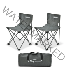 DIDU 레저 캠핑 의자 대형 1+1, 그레이 2 + 보관 가방
