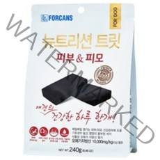 포켄스 뉴트리션 트릿 피부 & 피모 강아지 영양제, 240g, 4개