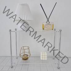 보고 아크릴선반 모듈선반 미니 2단 조립 투명 피규어 디스플레이 전시 진열 선반, 투명+투명