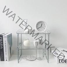 투명 아크릴 선반 접이식 미니 테이블