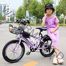 여아 초등 자전거 MTB 산악 도로 아이 어린이 완충, 핑크 22인치(133cm-160cm) 가변기어