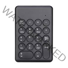 휴대용 18 키 2.4G 무선 숫자 키패드 USB 수신기 포함 노트북 Notbook 데스크탑 PC 재무 작업자용 미끄럼 방지 미니, 9x13.6cm, 플라스틱, 검은색
