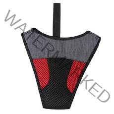 실내 운동 자전거 헬스사이클 MTB 트레이너 프레임 땀 커버 가드 네트 포수 흡수 땀 스트랩 보호 터보 트레이너 벨트 탄성, 블랙 레드