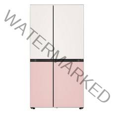 LG전자 디오스 오브제 컬렉션 매직스페이스 양문형 냉장고 S834BP20 832L 방문설치, 베이지 + 핑크