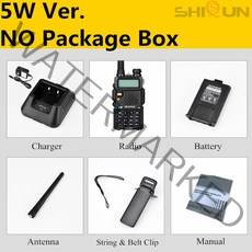BAOFENG 8W UV-5R 워키 토키 10 KM UHF VHF UV5R 라디오 트라이 파워 밴드 높은 중간 낮은 UV 5R UV-9R UV-82 UV-8HX, 폴란드|Discount 5W No Box