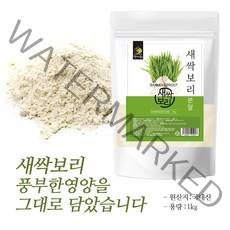 프리미엄 식이섬유많은 국내산 친환경 뿌리 새싹보리 분말 1kg, 새싹보리1kg