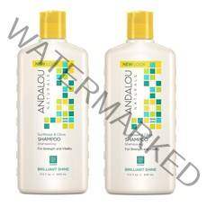 안달로우 Andalou Naturals Sunflower Citrus Brilliant Shine Shampoo 브릴리언트 샤인 샴푸 340ml 2개, 1개