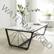 리브 대리석 세라믹 거실테이블 골드 소파 원형 좌식 1200 예쁜 티 블랙 마블, 리브_LPM블랙