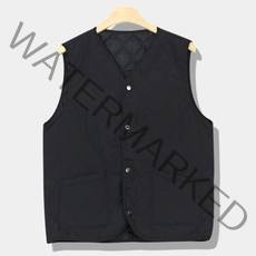 빅브로 남성 빅사이즈 초경량 다이아퀼팅 똑딱이 베스트