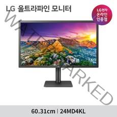 LG전자 60.31cm 4K UHD 울트라 파인 Mac전용 모니터, 24MD4KL