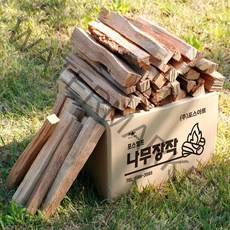 포스캠프 참나무 캠핑 장작 10kg 땔감 캠핑 불멍 화목 캠프파이어 불쏘시개 마른장작, 1개