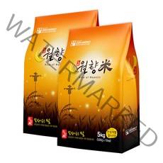 참쌀닷컴 2022년산 골든퀸3호 월향미 10kg (5kg x 2포), 2개, 5kg