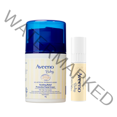 아비노베이비 수딩 페이셜 크림 + 립 앤 페이스밤 세트, 1세트