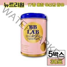 식약처 인증 식약청 인정 윤아콜라겐 뉴트리원 비비랩 더 콜라겐 파우더S 콜라갠 엘라스틴 저분자 피쉬 피부 보습 탄력 눈가 주름 개선 건강 도움 관리 에좋은 성인남녀 부모님 어르신, 5박스 (72470원 할인), 30포