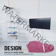 거치대 삼성 스탠드 M5 M7 LG 룸앤티비거치대, 블랙