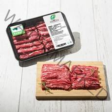 미트엔조이 호주산 곡물비육 소고기 안창살 구이용 (냉장), 300g, 1개