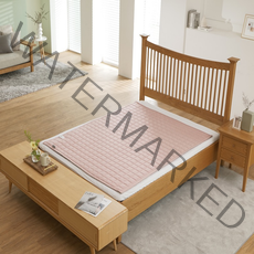 일월 아이순 순면 온열 전기매트 4 컬러, 핑크, 더블