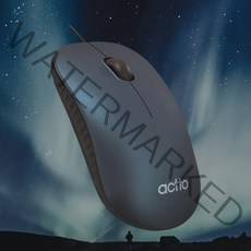 좌우대칭 스타일 가벼운 무선광마우스 MSC-197, 그레이