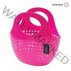 KOKUBO +tot백(토트백) 다용도 백 미니 바구니 목욕바구니, 1p, 핑크(M)